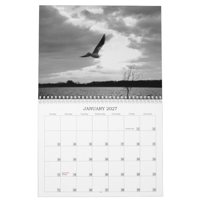 Calendrier 2008 de nature (Jan 2027)