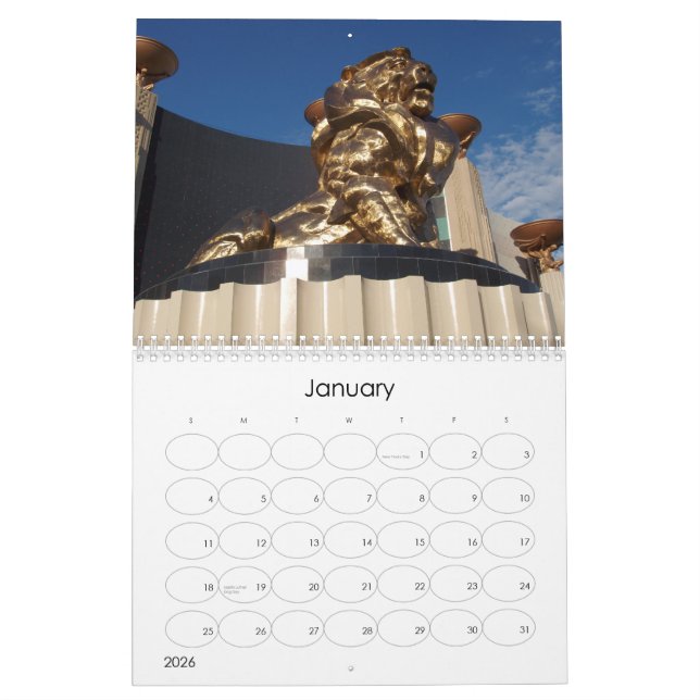 Calendrier 2009 de Las Vegas (Jan 2026)