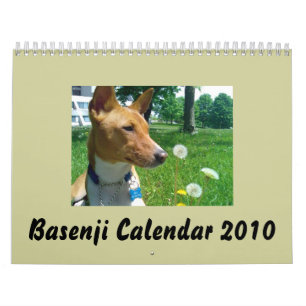 Calendrier 2010 de Basenji