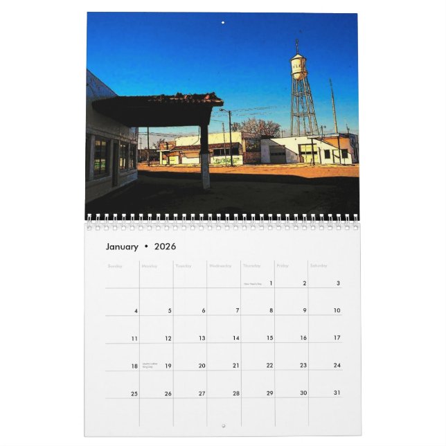 Calendrier 2010 de l'itinéraire 66 (Jan 2026)