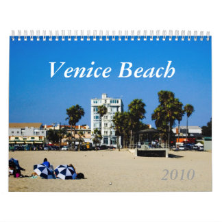 Calendrier 2010 de plage de Venise