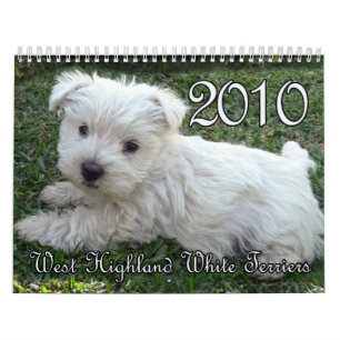 Calendrier 2010 de Westie