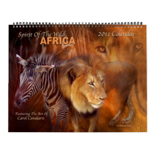 Calendrier 2011 d'art de l'Afrique