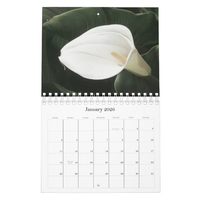 Calendrier 2011 floral (Jan 2026)