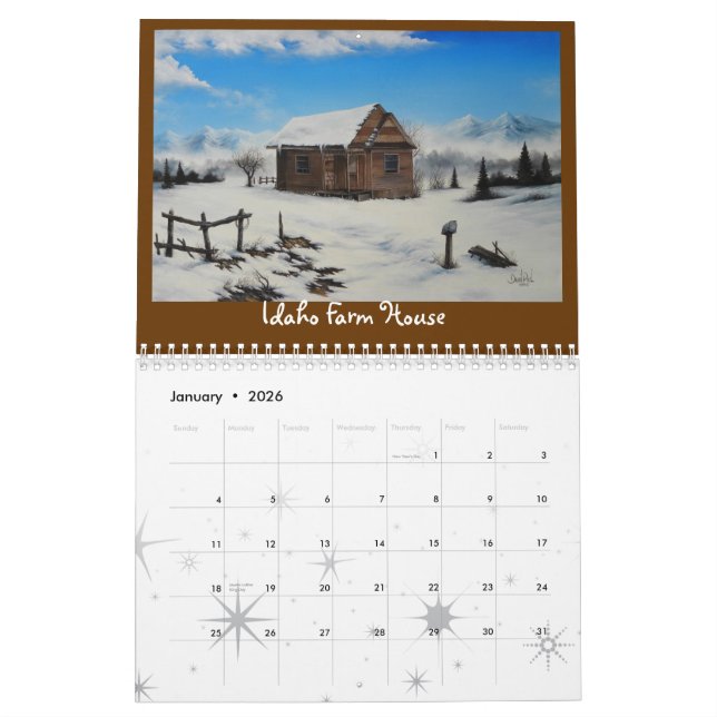 Calendrier 2011 Paysage Art par David Paul (Jan 2026)