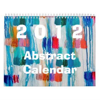 Calendrier 2012 abstrait