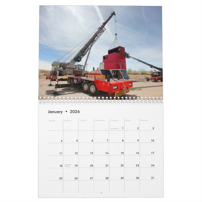 calendrier 2012 de Crane Service, Inc (Jan 2026)
