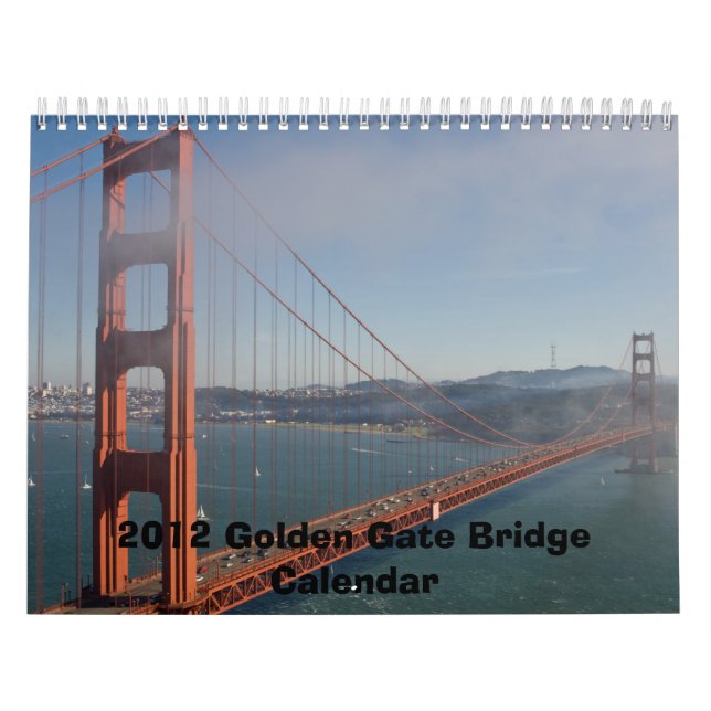 CALENDRIER 2012 DE GOLDEN GATE BRIDGE (Protection)