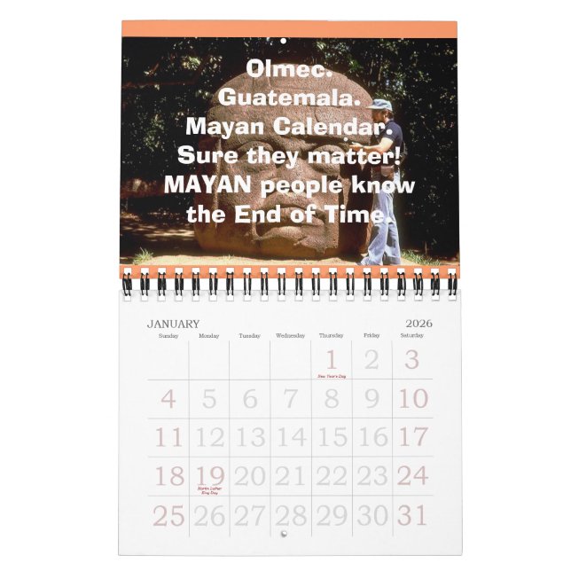 Calendrier 2012 de jour du Jugement dernier (Jan 2026)