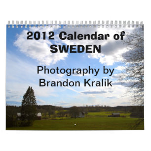 Calendrier 2012 de la Suède