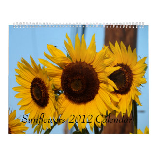 Calendrier 2012 de tournesol