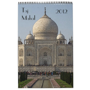 calendrier 2012 du Taj Mahal