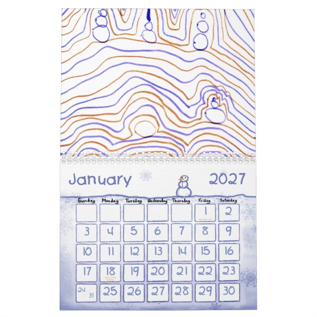 Calendrier 2012 par Harry Bell (Jan 2027)