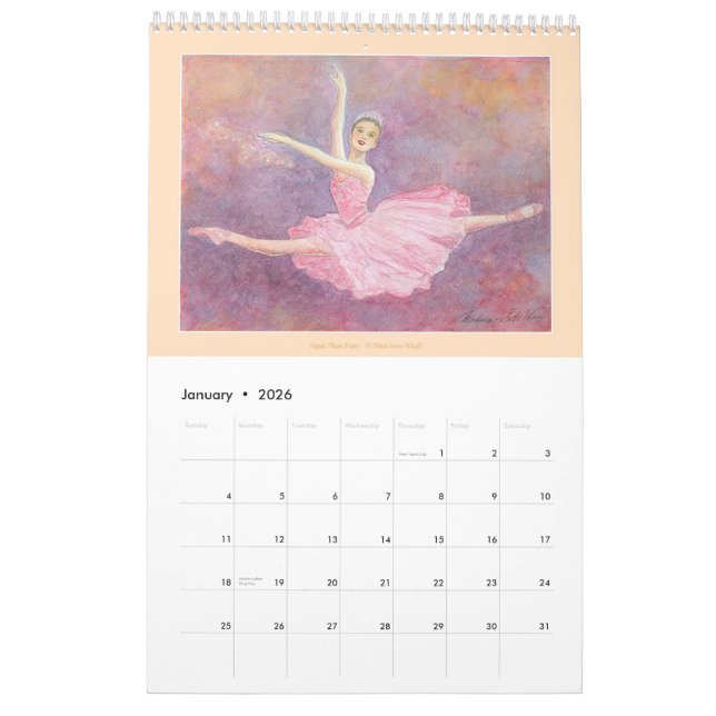Calendrier 2013 d'art de ballet (Jan 2026)