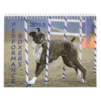 Calendrier 2013 de boxeur de représentation