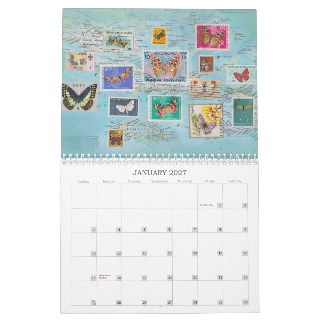 Calendrier 2013 de papillon (Jan 2027)