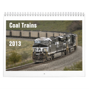 Calendrier 2013 de train de charbon