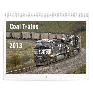 Calendrier 2013 de train de charbon