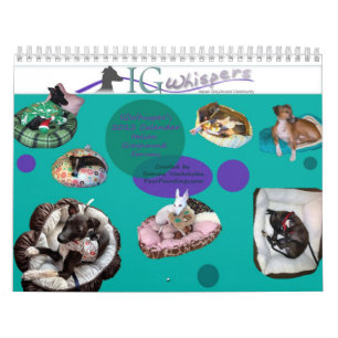 Calendrier 2013 du lévrier italien d'IGWhisper 2