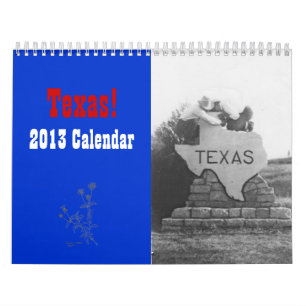 Calendrier 2013 du Texas