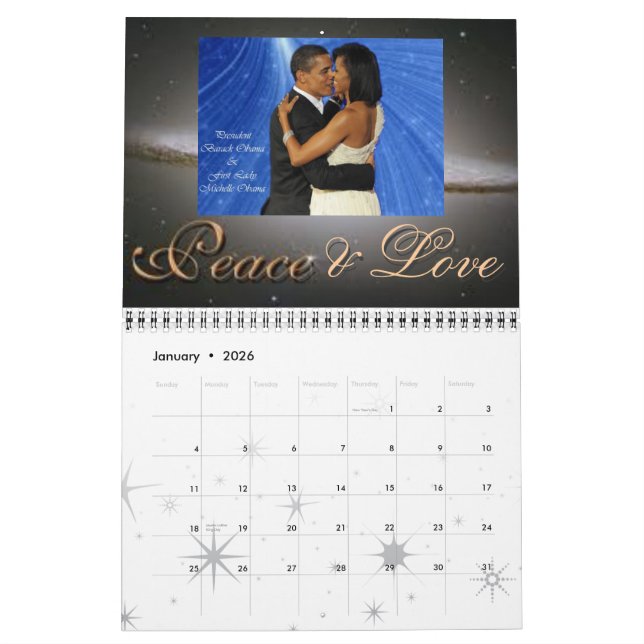 Calendrier 2013 présidentiel (Jan 2026)