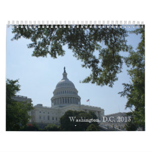 Calendrier 2013 Washington DC couleur photo calender