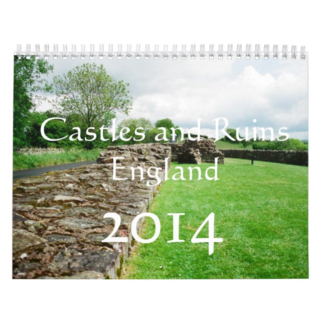 calendrier 2014, châteaux et ruines en Angleterre (Protection)