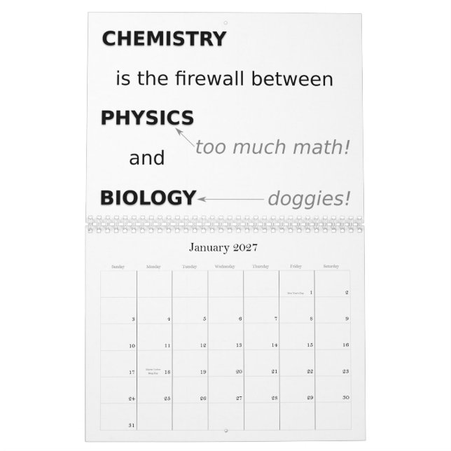calendrier 2014 comique nerd de scottk.net vol. I (Jan 2027)