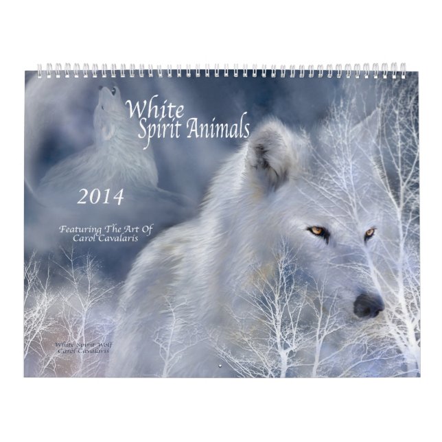 Calendrier 2014 d'art d'animaux d'essence minérale (Protection)