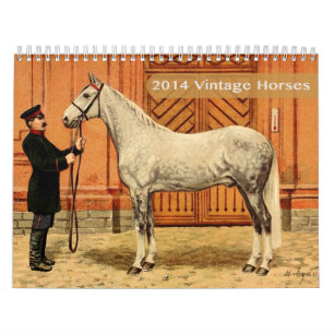Calendrier 2014 de chevaux de cru
