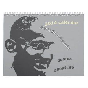 Calendrier 2014 de Gandhi