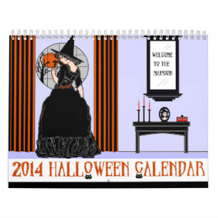 Calendrier 2014 de Halloween