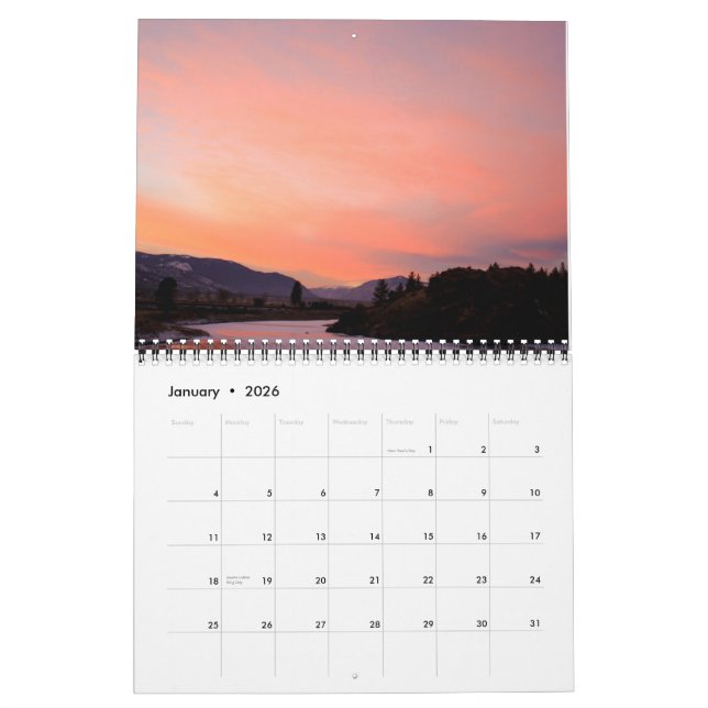 Calendrier 2014 du Montana (Jan 2026)