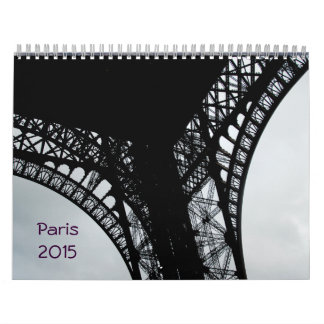 Calendrier 2015 Calender Paris, France