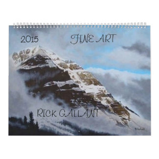 Calendrier 2015 de beaux-arts par Rick vaillant