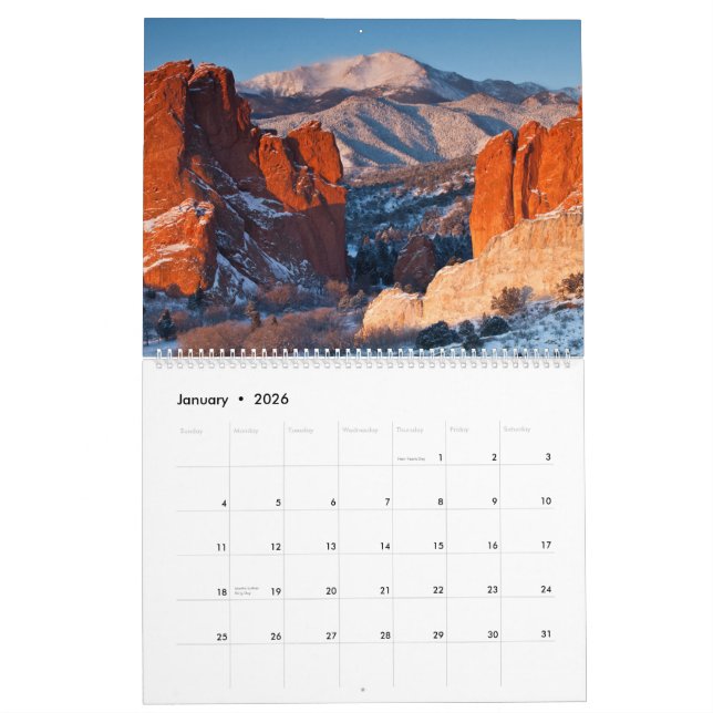 Calendrier 2015 de Colorado 14ers (Jan 2026)