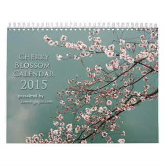 Calendrier 2015 de fleurs de cerisier