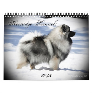 Calendrier 2015 de Keesridge Keeshonden