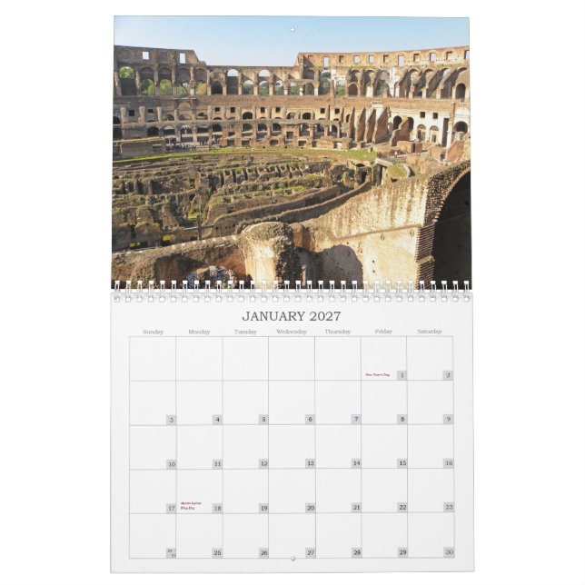 Calendrier 2015 de l'Italie (Jan 2027)