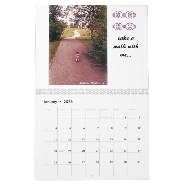 Calendrier 2015 de Winston III "Pawsome " de (Jan 2026)