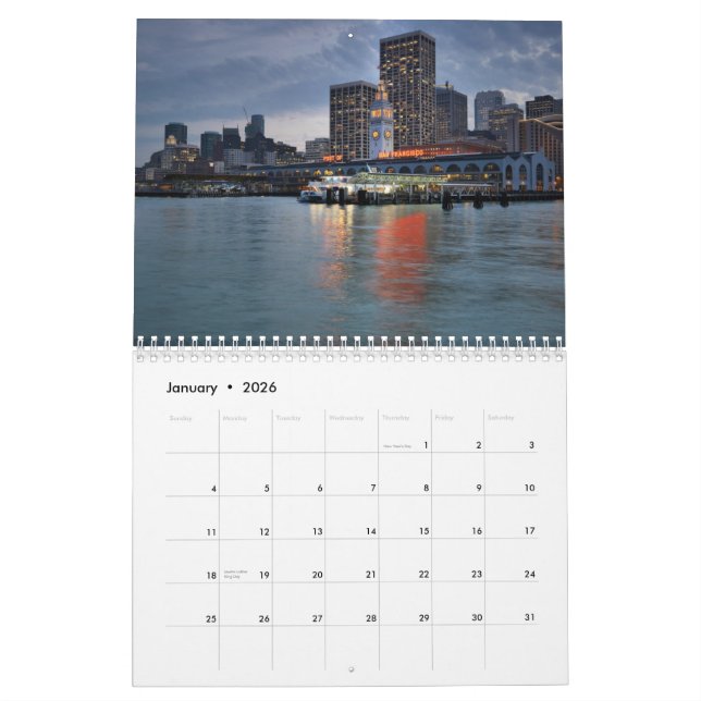 Calendrier 2015 des paysages urbains | de Fuglee (Jan 2026)