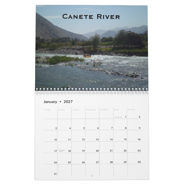 Calendrier 2015 du Pérou (Jan 2027)