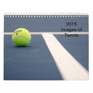 Calendrier 2015 :  Images de tennis