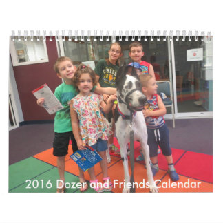 Calendrier 2016, bouteur et amis