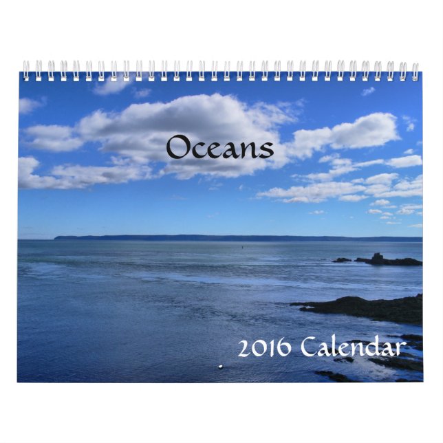 Calendrier 2016 - Calendrier des océans (Protection)