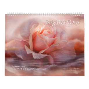Calendrier 2016 d'art des roses 2 de Brigitte