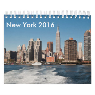 Calendrier 2016 de New York City et de Manhattan