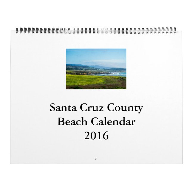 Calendrier 2016 de plage du comté de Santa Cruz (Protection)