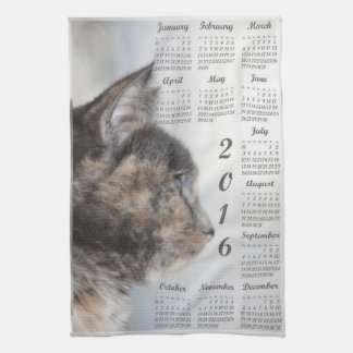 calendrier 2016 de serviette de cuisine