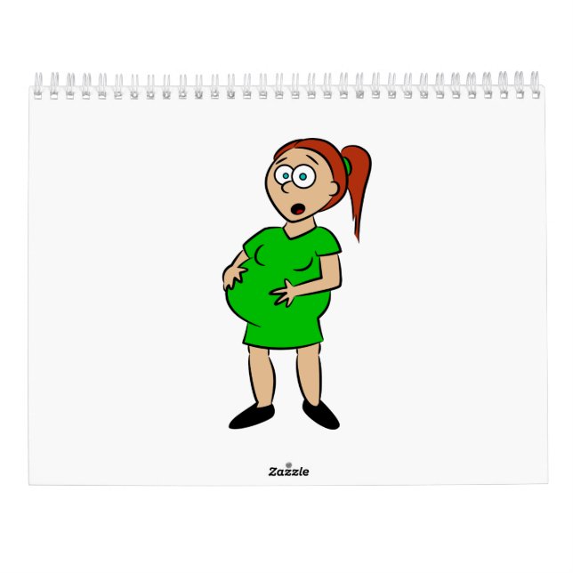 Calendrier 2016 d'humour de grossesse (Dos)